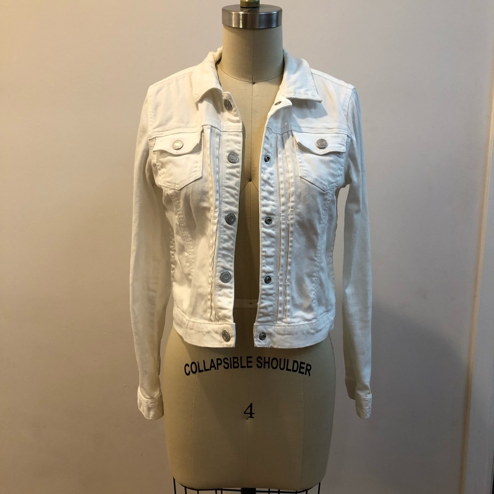 White Jean Jacket